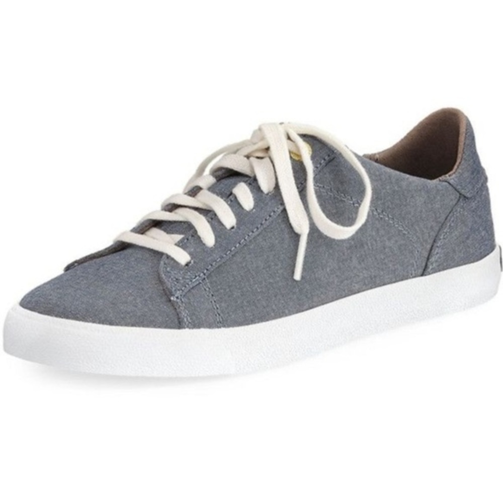 𝅺COLE Haan Trafton Club Court Blue Denim Low-Top Lace Up Sneakers - 9